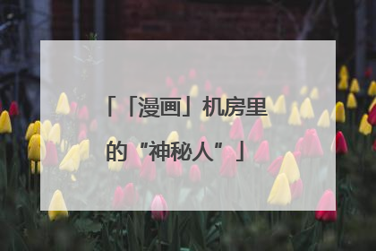 「漫画」机房里的“神秘人”
