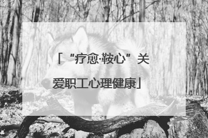“疗愈·鞍心”关爱职工心理健康