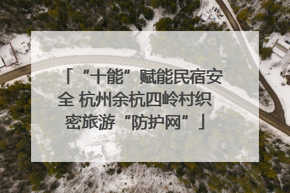 “十能”赋能民宿安全 杭州余杭四岭村织密旅游“防护网”