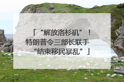“解放洛杉矶”！特朗普令三部长联手“结束移民暴乱”