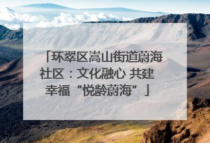 环翠区嵩山街道蔚海社区：文化融心 共建幸福“悦龄蔚海”