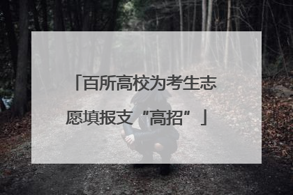 百所高校为考生志愿填报支“高招”