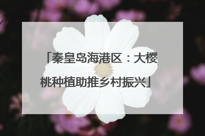 秦皇岛海港区：大樱桃种植助推乡村振兴