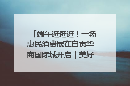 端午逛逛逛！一场惠民消费展在自贡华商国际城开启｜美好生活有“盐”味