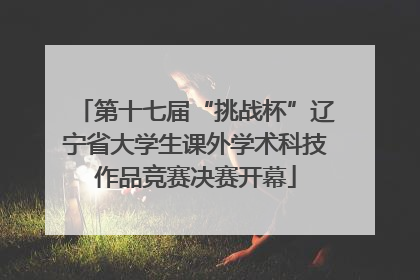 第十七届“挑战杯”辽宁省大学生课外学术科技作品竞赛决赛开幕