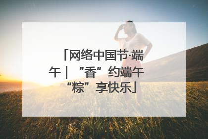 网络中国节·端午｜“香”约端午 “粽”享快乐