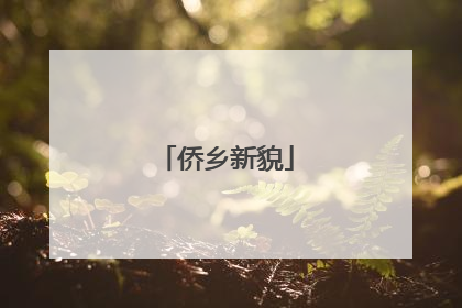 侨乡新貌