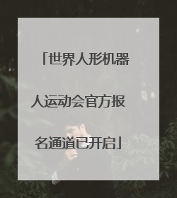 世界人形机器人运动会官方报名通道已开启