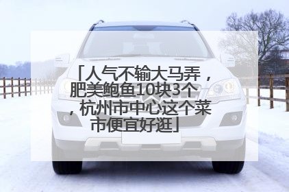 人气不输大马弄，肥美鲍鱼10块3个，杭州市中心这个菜市便宜好逛