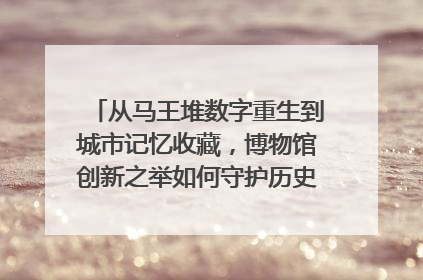 从马王堆数字重生到城市记忆收藏，博物馆创新之举如何守护历史、连接未来？
