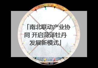 南北联动产业协同 开启菏泽牡丹发展新模式