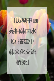历城书画亮相韩国水原 搭建中韩文化交流桥梁