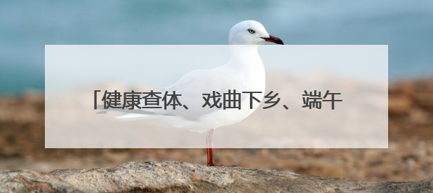 健康查体、戏曲下乡、端午送粽……枣庄山亭朱山村“一站式”惠民活动暖民心