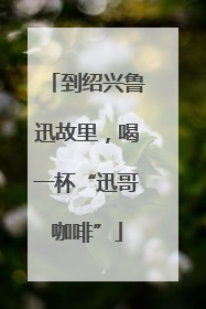 到绍兴鲁迅故里，喝一杯“迅哥咖啡”