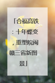 合福高铁：十年蝶变，重塑皖闽赣三省新图景