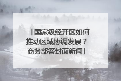 国家级经开区如何推动区域协调发展？商务部答封面新闻