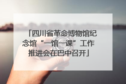 四川省革命博物馆纪念馆“一馆一课”工作推进会在巴中召开