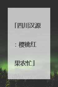 四川汉源：樱桃红 果农忙