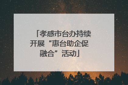 孝感市台办持续开展“惠台助企促融合”活动