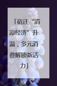 宿迁“清凉经济”升温，多元消费解锁新活力