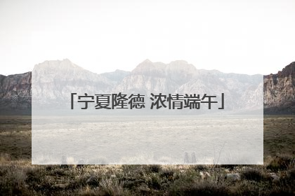 宁夏隆德 浓情端午
