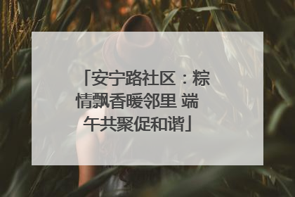 安宁路社区：粽情飘香暖邻里 端午共聚促和谐