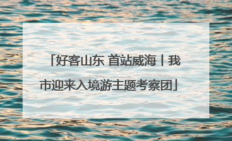 好客山东 首站威海丨我市迎来入境游主题考察团