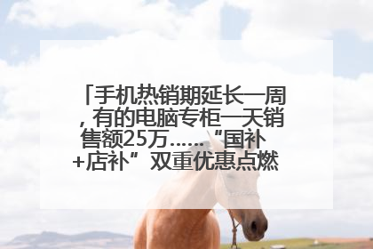 手机热销期延长一周，有的电脑专柜一天销售额25万……“国补+店补”双重优惠点燃德州“考后经济”