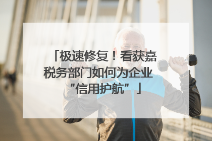 极速修复！看获嘉税务部门如何为企业“信用护航”
