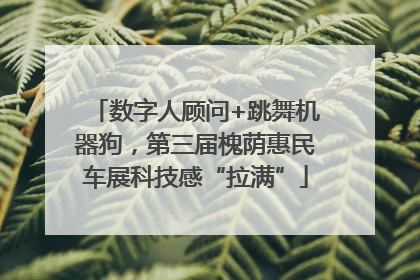 数字人顾问+跳舞机器狗，第三届槐荫惠民车展科技感“拉满”