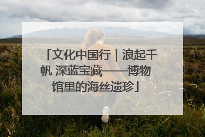 文化中国行｜浪起千帆 深蓝宝藏——博物馆里的海丝遗珍