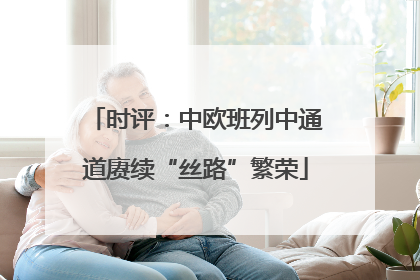 时评：中欧班列中通道赓续“丝路”繁荣