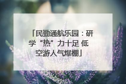 民勤通航乐园：研学“热”力十足 低空游人气爆棚