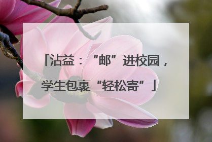 沾益：“邮”进校园，学生包裹“轻松寄”