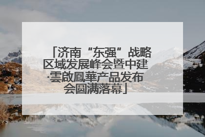 济南“东强”战略区域发展峰会暨中建·雲啟鳳華产品发布会圆满落幕