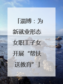 淄博：为新就业形态女职工子女开展“帮扶送教育”