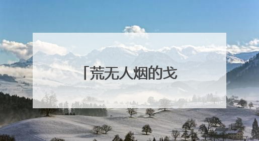 荒无人烟的戈壁，他用脚步丈量每一寸土地