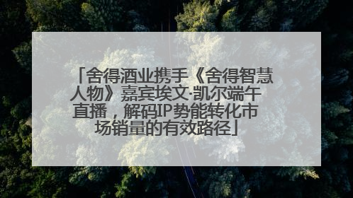 舍得酒业携手《舍得智慧人物》嘉宾埃文·凯尔端午直播，解码IP势能转化市场销量的有效路径