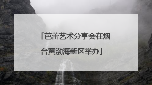 芭蕾艺术分享会在烟台黄渤海新区举办
