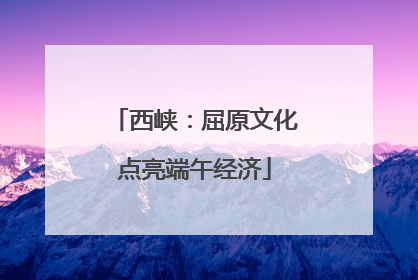 西峡：屈原文化点亮端午经济