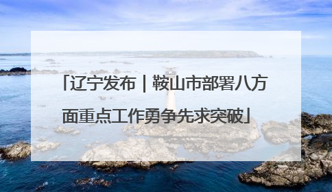 辽宁发布｜鞍山市部署八方面重点工作勇争先求突破