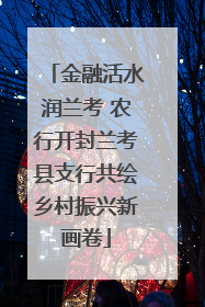 金融活水润兰考 农行开封兰考县支行共绘乡村振兴新画卷