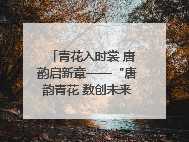 青花入时裳 唐韵启新章——“唐韵青花 数创未来”数字文创设计大赛启幕