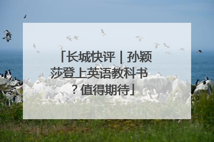 长城快评｜孙颖莎登上英语教科书？值得期待