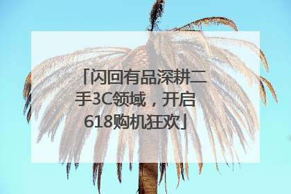 闪回有品深耕二手3C领域，开启618购机狂欢