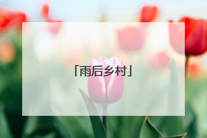雨后乡村