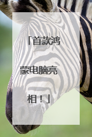首款鸿蒙电脑亮相！