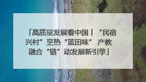 高质量发展看中国丨“民宿兴村”烹热“蓝田味” 产教融合“链”动发展新引擎