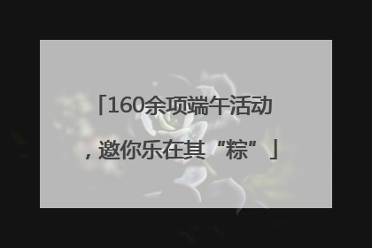 160余项端午活动，邀你乐在其“粽”