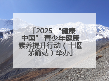 2025 “健康中国” 青少年健康素养提升行动（十堰茅箭站）举办